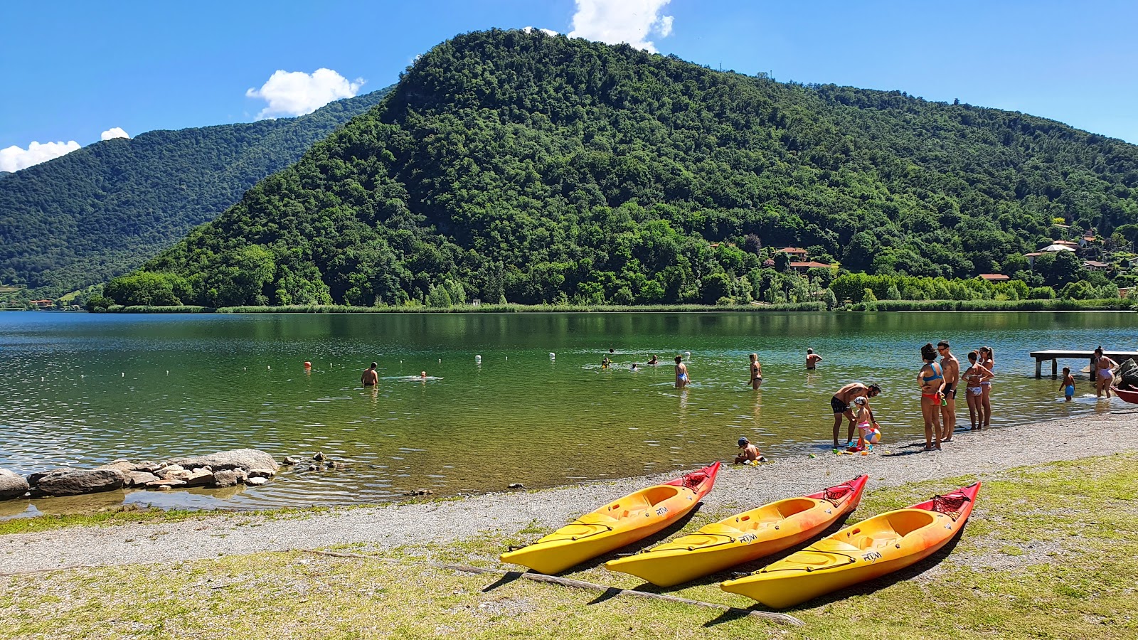 Lago di Segrino lakeside path